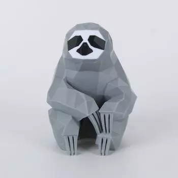 Реалистичный ленивец, напечатанный на 3D-принтере, размышляет о домашнем декоре One Size