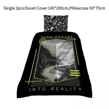 Reality Xbox Microsoft Single Duvet Cover Console Design Gamer Bedding Gift Set