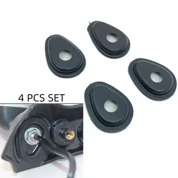 REALZION 4 шт. адаптер-проставки для указателя поворота переднего мотоцикла для YAMAHA FZ1 FZ6 FZ8 FZ16 XJ6 XSR 700 XSR 900 MT-09 black чёрный
