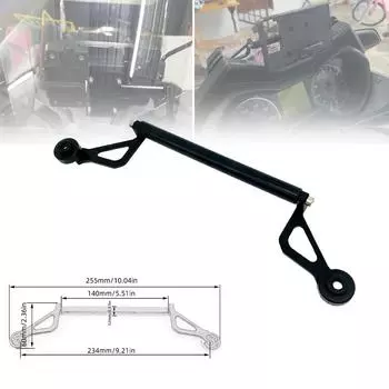 REALZION мотоцикл с ЧПУ, многофункциональная перекладина для телефона, GPS-навигационная пластина, расширительный кронштейн для Yamaha X-MAX 300 Xmax XMAX300 black чёрный