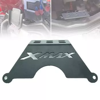 REALZION мотоциклетная передняя подставка для телефона держатель смартфона GPS навигационная пластина кронштейн для Yamaha XMAX X-MAX 125 250 300 400 black чёрный