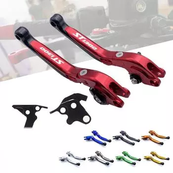 REALZION Мотоцикл Складной Выдвижной Регулируемый тормозной насос сцепления Ручка рычага с ЧПУ для Honda ST1300 ST1300A VFR800