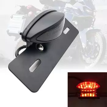 REALZION универсальная деталь мотоцикла для Cafe Racer, задние фонари, светодиодные задние стоп-сигналы, стоп-сигналы для номерного знака, встроенная лампа Style A