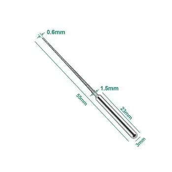 Reaming Stone Tip Carving Needle 3mm Shank Drill Bit Durable Diamond Pointed Needle Power Tool 2