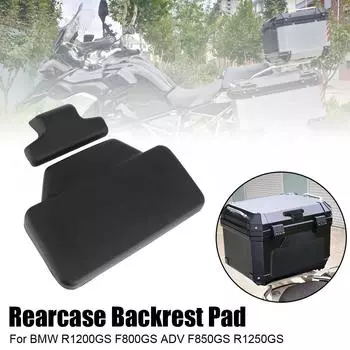 Rear Case Cushion For BMW R1200GS F800GS ADV F850GS F750GS R1250GS GSA Passenger Lazyback Backrest Pad Motorcycle Accessories чёрный