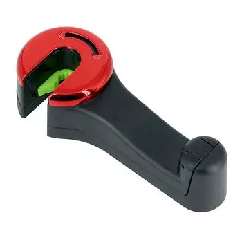 Rear Headrest Hook Multifunctional Car Seat Back Hook Bag Purse Cloth Organizer чёрный