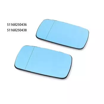 Rear View Side Mirror for bmw e46320i 330i 325 blue Tinted with Heated Holder l+r