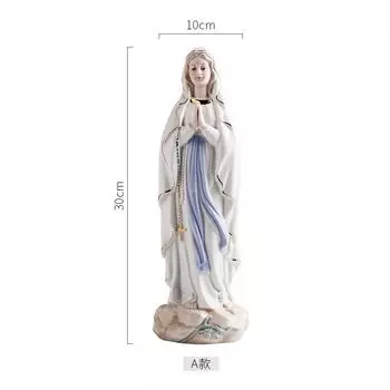 Реативная керамическая скульптура персонажа, христианская католическая Мадонна Иисус, церковная статуя персонажа, украшение дома C