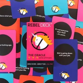 Rebel Deck Tarot Английские шахматы Настольная игра Гадание предсказывает многопользовательскую игру