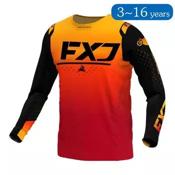 ребенок Мотокросс Джерси гоночный Внедорожник Велосипед MX Эндуро МОТО Мотоцикл мальчик девочка 5 6 7 8 9 10 11 12 13 14 15 16 S-Jersey-kid