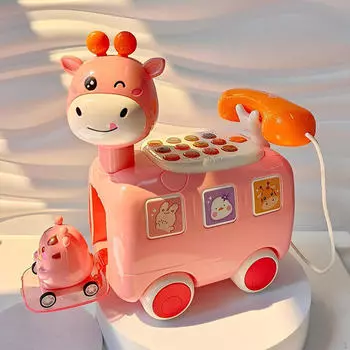 Ребенок ролевые игры телефон игра игрушка раннего обучения сенсорный музыкальный Монтессори родитель ребенок