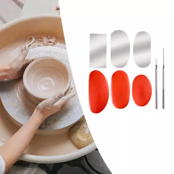 Ребра из гончарной глины, инструменты, практичный инструмент для художественной лепки своими руками и 2 шт.