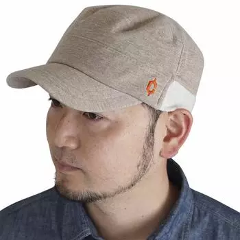 Ребристая рабочая кепка, большая шляпа M, бежевая [Cl] для мужчин и женщин (56-59см) бежевый