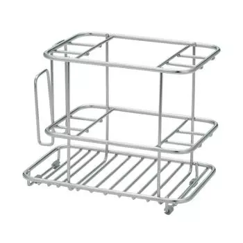 Rec Stainless Steel Toothbrush Stand Freestanding Type (Toothbrush Holder)