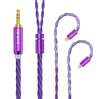 Recable 2PIN Yinyoo 5N монокристаллический медный кабель для наушников, кабель для замены наушников, совместимый с наушниками KZ KBEAR, совместимый с PRO PRO