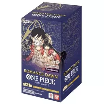 Получите набор бустеров One Piece Card ROMANCE DAWN 1 коробка немедленно, популярная корейская игра