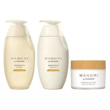 Рецепт для волос Wa no Mi Saratsya Pump + набор масок для волос (Ваноми)