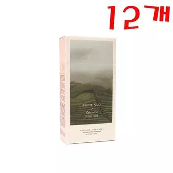 Рецепт и Ко. Green Tan Pack, запас на 1 месяц, Green Tea Bomb Pack, Grain Pack, Mask Pack, 12 упаковок, 1 упаковка