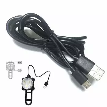 Rechargeable Bicycle Light USB Charging Cable LED Bicycle Light Charging Cable