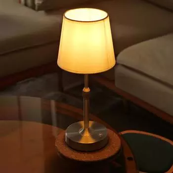 Rechargeable LED Night Light Touch Bedroom Night Lamp Bedroom Study Bedside Atmosphere Decoration Fabric LED Table Lamps золотой