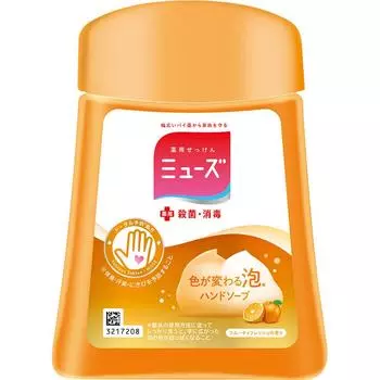 Reckitt Benckiser MUSE No Touch пенное мыло для рук сменный флакон фруктовая свежесть 250 мл (Квази-лекарство) Тип пены Muse. Применение: Вспеньте необходимое количество мыла в воде.