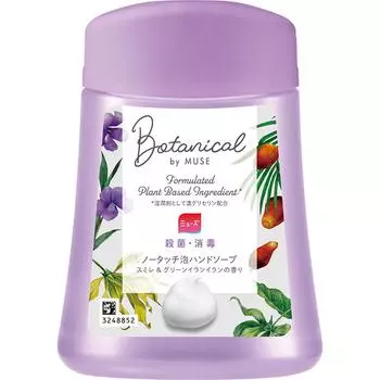 Reckitt Benckiser MUSE No Touch Refill Флакон Botanical 250 мл (Квази-лекарство) Мыло для рук Muse Foam Type Для использования вспеньте необходимое количество мыла в воде или л.