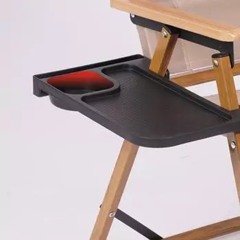 Recliner Chair Clip on Side Desk Portable Cup Phone Holder Tray Multipurpose Travel-friendly for Outdoor Camping Accessories чёрный