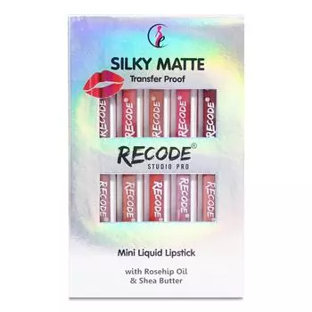 Recode Silky Matte Mini Liquid Lipsticks - 12.50 ml (1.25ml x 10) 12.50 ml разноцветный