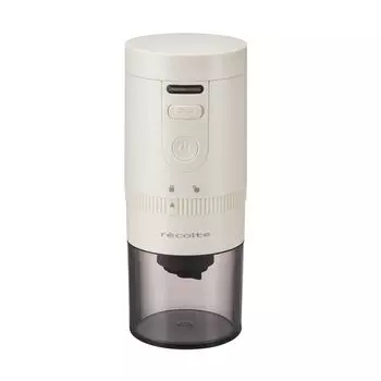 recolte беспроводная кофемолка кофемолка регулировка помола USB перезаряжаемая моющаяся автоматическая остановка легко носить с собой белый RCM-3(W)