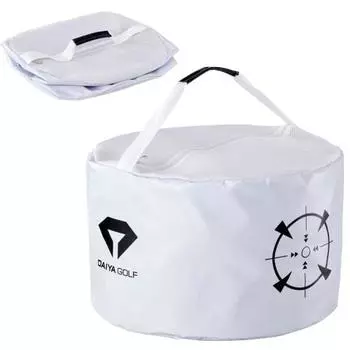 [Recommended by Shugo Imahira Professional] DAIYA GOLF Diamond Impact Bag White Highly durable fabric Structure that prevents bursting Silent Power up