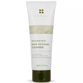 Recovery Mud Слабокислотная гипоаллергенная очищающая пенка Pack-to-Fam, 1 шт., 110 мл