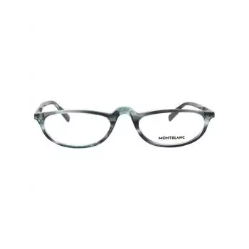 Rectangle Frame Acetate Optical Frames Blue Ruthenium Transparent One Size