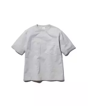 Recycled Cotton size L Festival Camping Outdoor [Snow Peak] T-Shirt T-Shirt M.GREY TS-25SU402