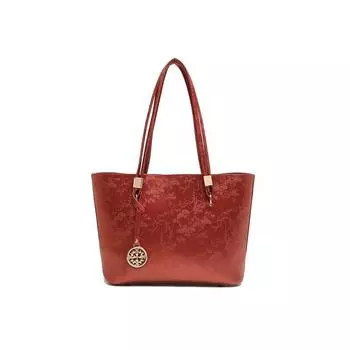 Red Bag for Women Fancy Elegant Bridal Wedding Bag Large Capacity Totes Daily Available Satchel Shoulder Bag