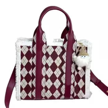 Red bag women s 2024 new autumn and winter large-capacity high-end sense niche commuting portable bridal wedding bag messenger bag красный