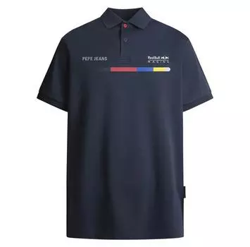 Red Bull Racing Graphic Print Logo поло поло с короткими рукавами XL