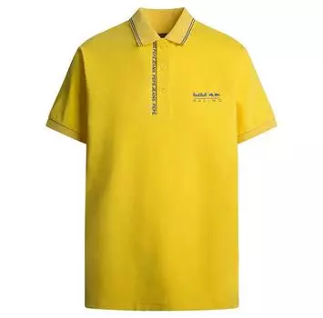 Red Bull Racing Tipped Logo поло поло с короткими рукавами L