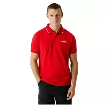 Red Bull Racing Tipped Logo поло с короткими рукавами S