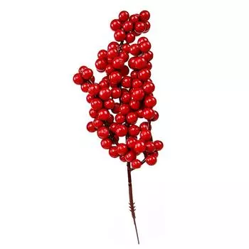 Red Crafted Beautifully Foam Christmas Berries For Stunning Holiday Decor Arrangements And
