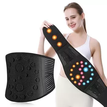 Red Dot Award Winning Pressure Lower Back Supporter Fixed Type for Lower Excellent 3D Knit Mesh Strong Fixed Unisex [Бренд из Германии] Supporter, Belt, чёрный