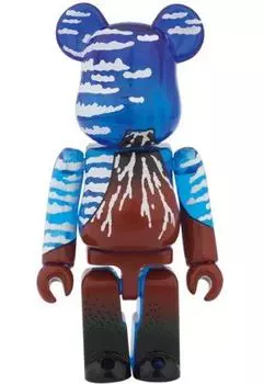 Красный Фудзи Bearbrick Кацусика Хокусай Виды Фудзи Ясный солнечный ветер Большой музей выставок Тридцать шесть гор. 100% укиё-э Эдо-Токио BE@RBRICK