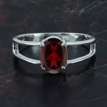 Red Garnert Ring Дизайнерское кольцо ручной работы, Серебряное кольцо 925 пробы, Праздничное кольцо Юбилейный подарок 6