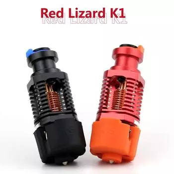 Red Lizard K1 Hotend с медным термоблоком, сопло, аксессуар для 3D-принтера для VORON 0,1/1,8/2,4 R-K1