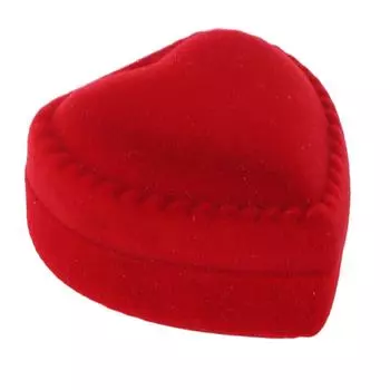 Red Love Jewelry Box Simple Retro Small Exquisite Ring Jewelry Box for Gift Ceremony Proposal