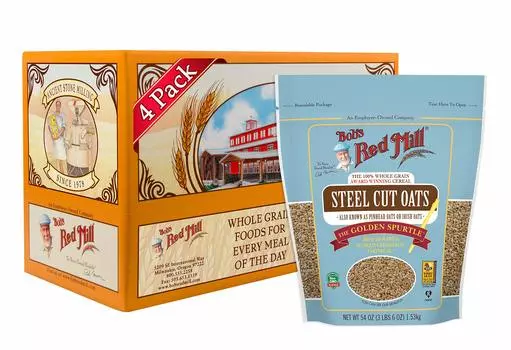 Red Mill Steel Cut Oats World кг x 4 мешка Bob s (Чемпион по овсянке) 1.531