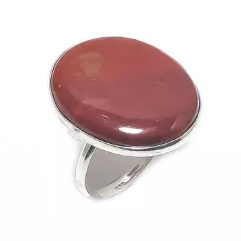 Red River Jasper Gemstone Handmade 925 Sterling Silver Jewelry Ring Size 9 n6R77