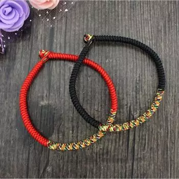 Red Rope Wish Dorje Knot Lucky Couple Five-Color Line Please be sure to leave a message Net size