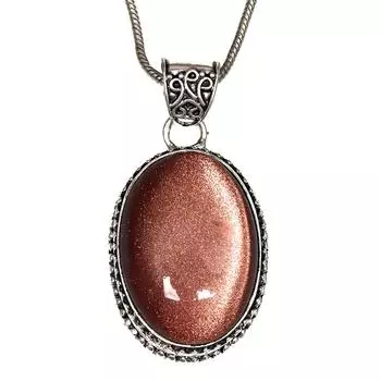 Red Sunsitara Gemstone Mother s Day Handmade Silver Jewelry Pendant 2