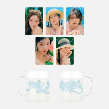 Red Velvet Feel My Rhythm Стеклянная чашка + набор фотокарточек YERI