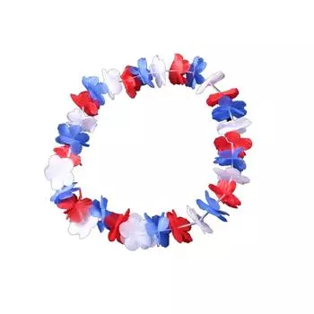 Red White Blue Wreath England Flag Floral Wreath Patriotic Wreath Decorations